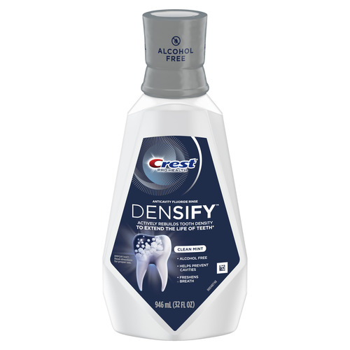 Crest Pro Health Densify Fluoride Mouthwash, Alcohol Free, Cavity Prevention, Clean Mint