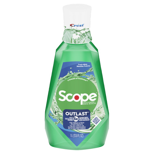 Crest Scope Outlast Mouthwash, Fresh Mint