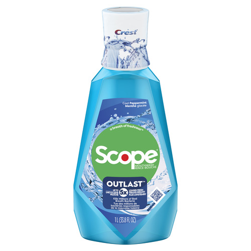 Crest Scope Outlast Peppermint Mouthwash