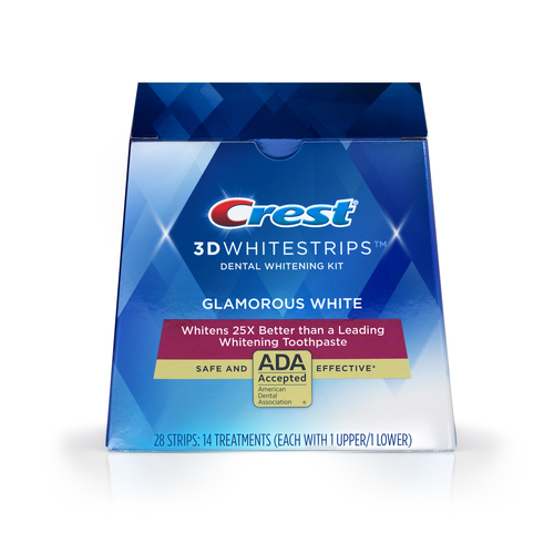 Crest 3DWhitestrips Glamorous White