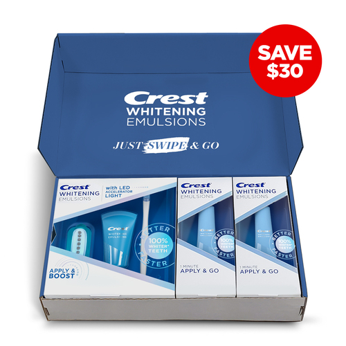 Crest Whitening Emulsions Smile Booster Kit